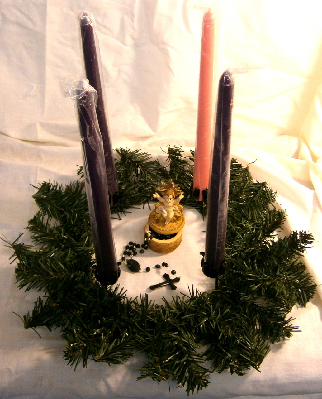 Virtual Advent Wreath--Click the Wick Each Week to Light!